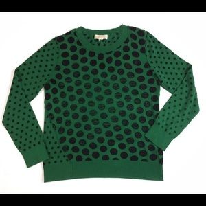 Michael Kors Green Polka dot Sweater 💚
